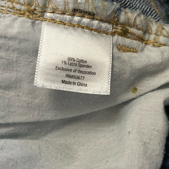 Allen B. By Allen Schwartz Cut Off Denim Shorts with Embroidery - Picture 2 of 11